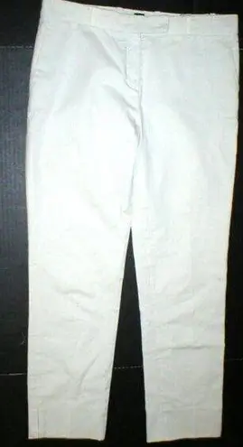 New Womens Designer Italy Barbe Napoli Pants 42 6 Work Khaki Crop Casual NWT Tan