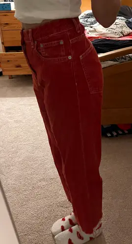 ZARA red  jeans