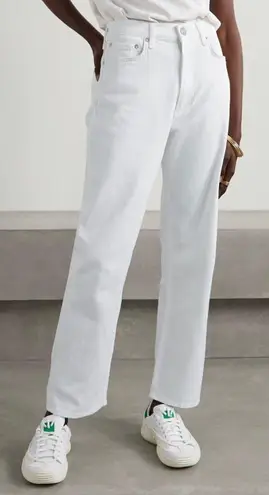 Rag and Bone  White Straight Leg Jeans