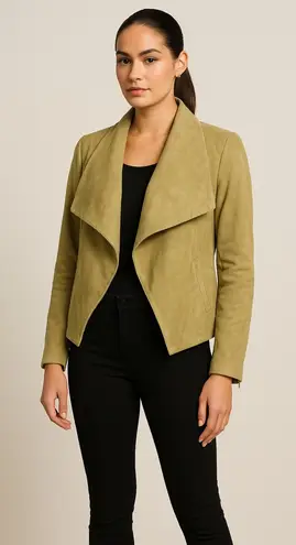 Neiman Marcus Exclusive Women’s Size L Genuine Suede Leather Drape