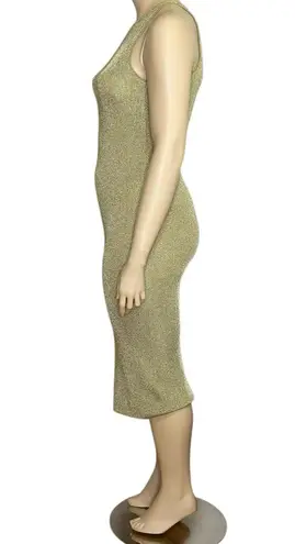 ALC Frank A.L.C. Ashley Knit Dress, Metallic Bright Gold, XL
