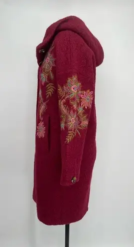 Sundance Blooming Boucle Floral Wool Coat PXS Petite NWOT