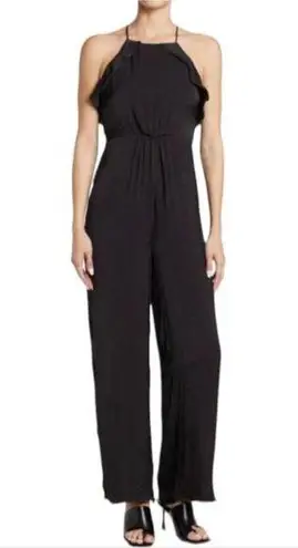 NSR Jumpsuit Pants Women's Small Black Polka Dot Sleeveless Open Back