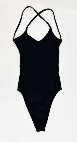 Lulu the Label NWOT  Australia Black Strappy Tie Back One Piece Swimsuit - S