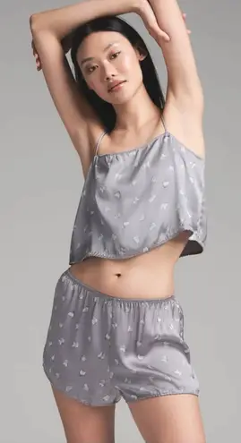 SKIMS Woven Shine Cami And Short Sleep Set - Mirror Balloon Print