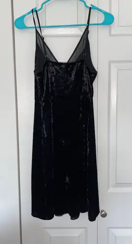 Xhilaration Xhileration Black Velvet Dress