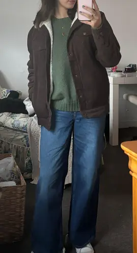 Brooklyn Cloth Brown Sherpa Corduroy Jacket