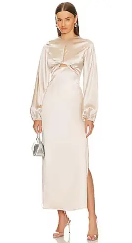 Line and Dot NWT Jacqui Dress maxi long sleeve, size S