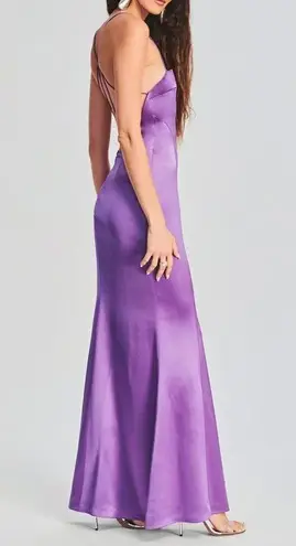 Retrofête Retrofete Women’s Lucinda Cowl Neck Dress in Orchid Purple Sz M