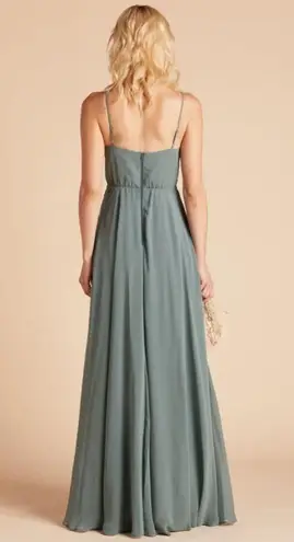 Birdy Grey  Kaia Chiffon Dress In Sea Glass