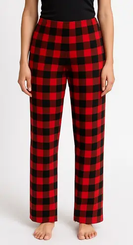 Wondershop Size Small Red and Black Plaid Flannel Pajama Pants