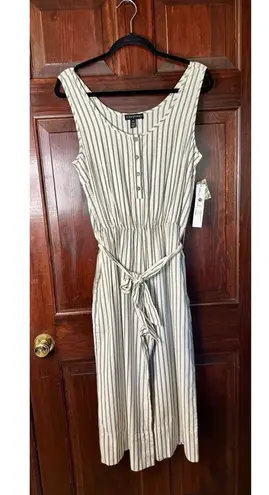 NWT Tribal Femme Petite Small Cream Striped Jumpsuit Tan Size undefined