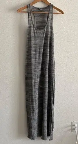 Vince  Heathered Gray Lightweight Maxi Tank Dress