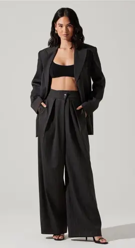 ASTR The Label Blazer Set Gray Size XS