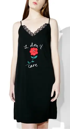 Lazy Oaf  I Dont Care Cami Dress Size Small - Image 1