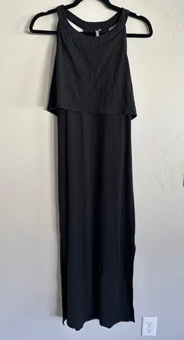 Sweaty Betty  holistic maxi dress charcoal gray large