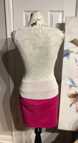 Vintage Passport y2k knit sequin metallic cami tank holographic disco summer Breatheable party