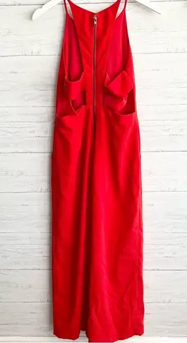 Adelyn Rae Red Wideleg Jumpsuit