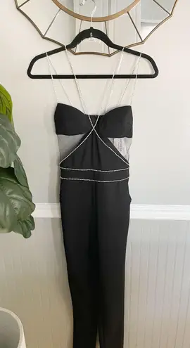 Black Diamond Heiress Beverly Hills NWT  Mess Jumpsuit