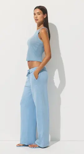 SKIMS French Terry Straight Leg Pant in Blue Bell, Size Medium