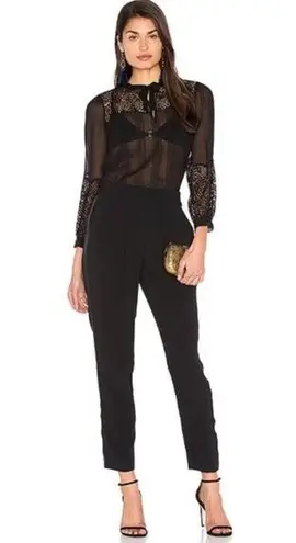 Rebecca Taylor Emma Silk Trim Ankle Pants