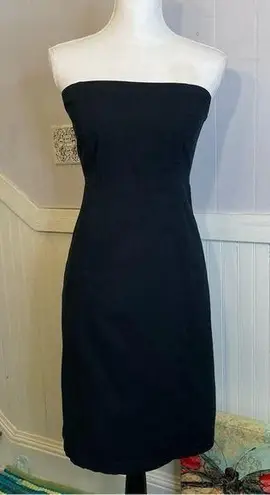 Gap vintage Black strapless dress Sz 6 Cocktail Party Dress