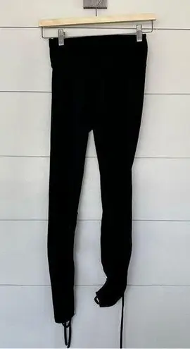 Susana Monaco Women’s Black Extra Small Lace Up/Side Tie Leggings Pants Stretchy