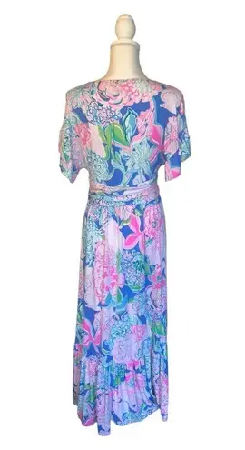 Lilly Pulitzer LILLY PULLITZER Jessi Midi Dress in Peony For Your Thoughts