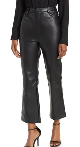 Lucy Paris Faux Leather Cropped Pants