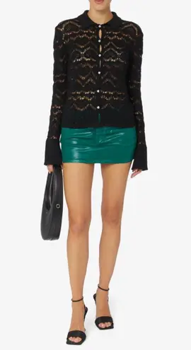 Vivienne Westwood Metallic Green Punky Mini Skirt/26