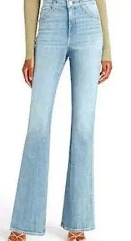Elizabeth and James High Rise Flare Leg Jeans in Light Wash Size 29