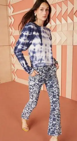 Ulla Johnson ππ Philo Pullover Sweater ~ Indigo Blue Tie Dye Size P = 00-0