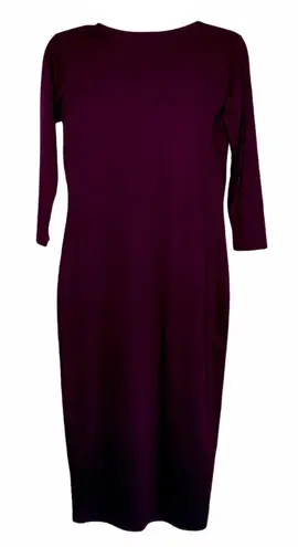 Popular Basics -Bodycon Midi Dress-Large