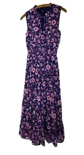 MSK Floral Sleeveless Maxi Dress