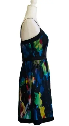 matty m Dress Multicolor Abstract Print Sleeveless Mini Dress Size Small