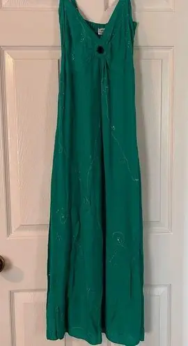 No Brand Name Adjustable Beach Cover Up Dress One Size Green