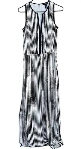 White House | Black Market NWT  Stripe Split Maxi Dress
