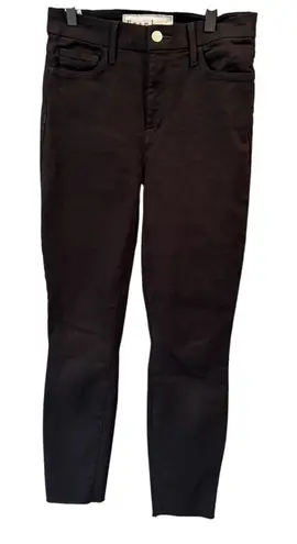 Frank & Eileen Sligo Skinny Jeans Jet Black 26 Italian Performance Denim