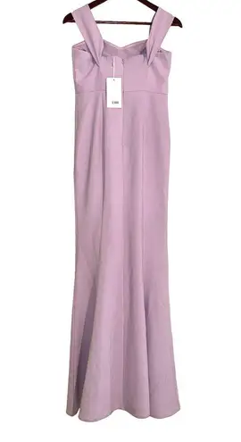 Likely NWT Bartolli Off The Shoulder Purple Gown Maxi Dress 8 in Orchid Bloom
