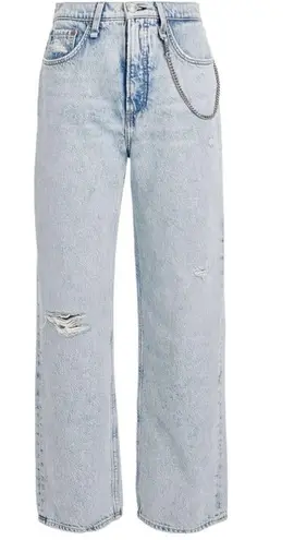 Rag and Bone  Women’s Size 26 Light Blue Wash Ruth High-Rise Straight-Leg Jeans