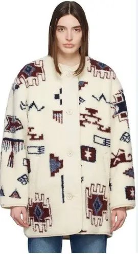 Isabel Marant NWT  Etoile Himemma Fleece Reversible Jacket Size 36 - Image 1