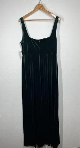 Birdy Grey Alex Velvet Maxi Dress XXL Emerald Green