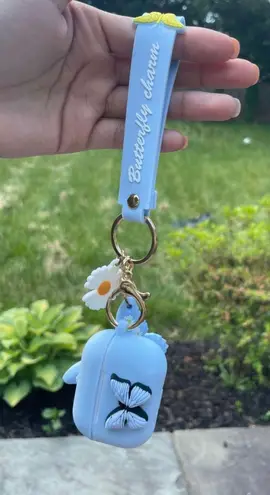 Light Blue Butterfly AirPod Pro Case