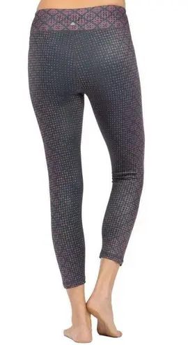 prAna NWOT Roxanne Printed Leggings in Grey/Purple Multi Size S