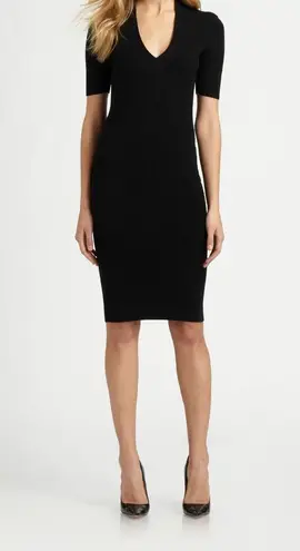 Elie Tahari New Womens Designer $348 Sweater Dress Purple Small Merino Wool S