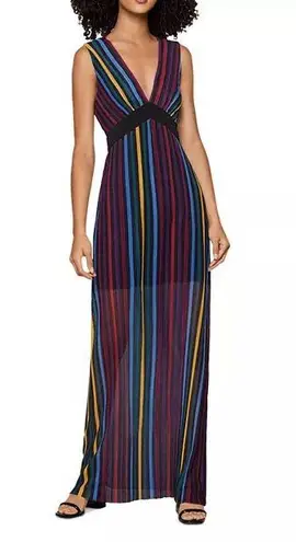 BCBGeneration NWT  Rainbow-stripe Maxi Dress