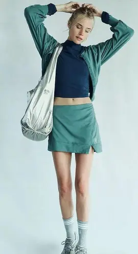 Free People NEW!  MOVEMENT Guiding Light Skort Set MEDIUM Jacket Skirt Shorts