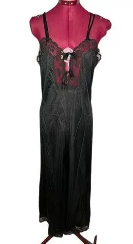 negligee playsuit black lace union made Size L