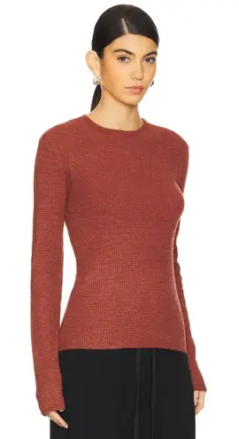 Fear of god ESSENTIALS Waffle Fitted Long Sleeve in Crimson X-Small New Womens