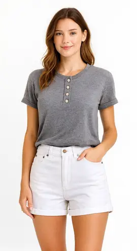 Vintage Arizona Y2K white mom jean shorts Size undefined